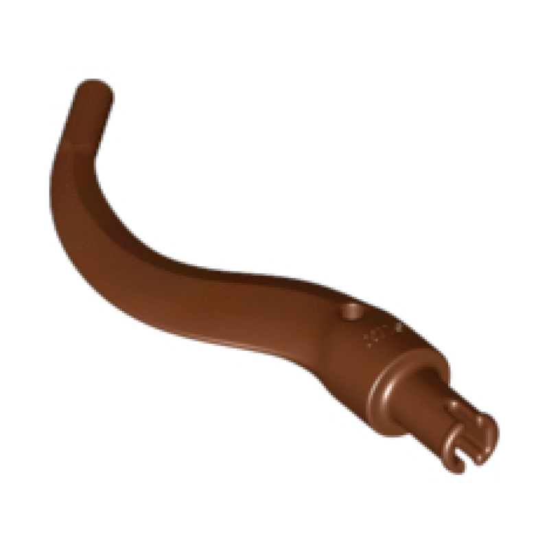 Onderdeel met Pin voor Staart / Plant Rank Reddish Brown